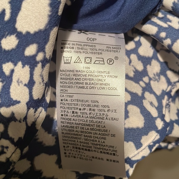 Banana Republic Mini Long Sleeve Dress Size 00 Brand New - Picture 6 of 8